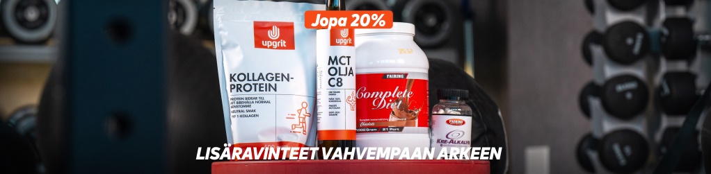 Valitut lisravinteet jopa 20 %